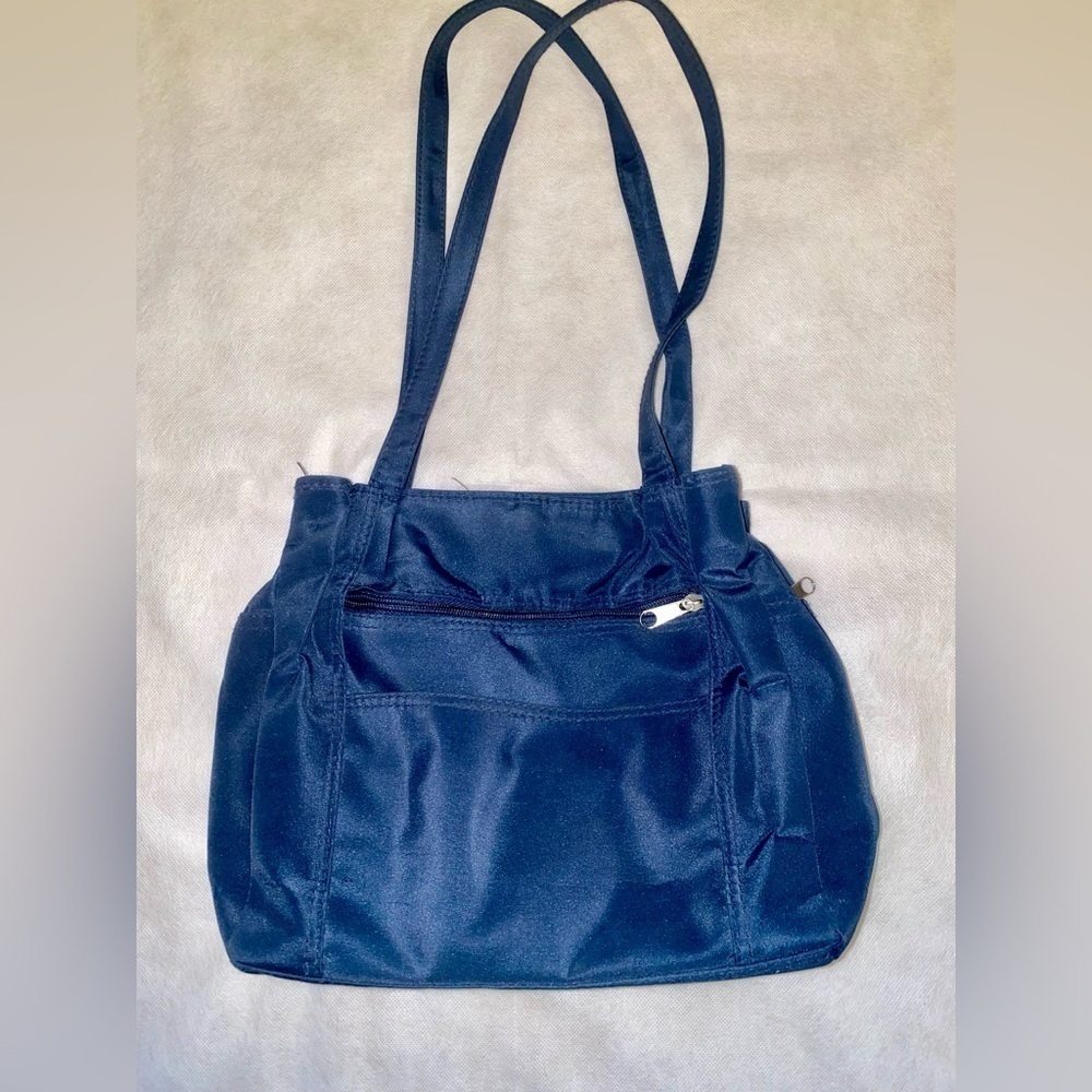 Elegant Blue Women's Shoulder Bag